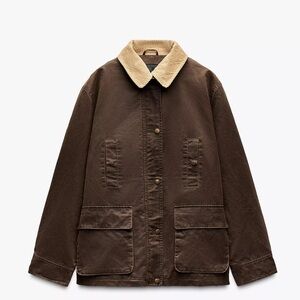 Zara Brown Barn Jacket
